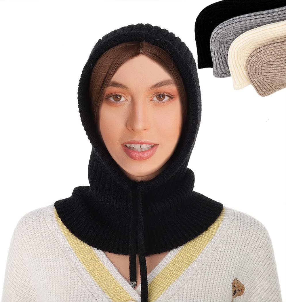 Jerany Balaclava Knit Winter Hat Scarf