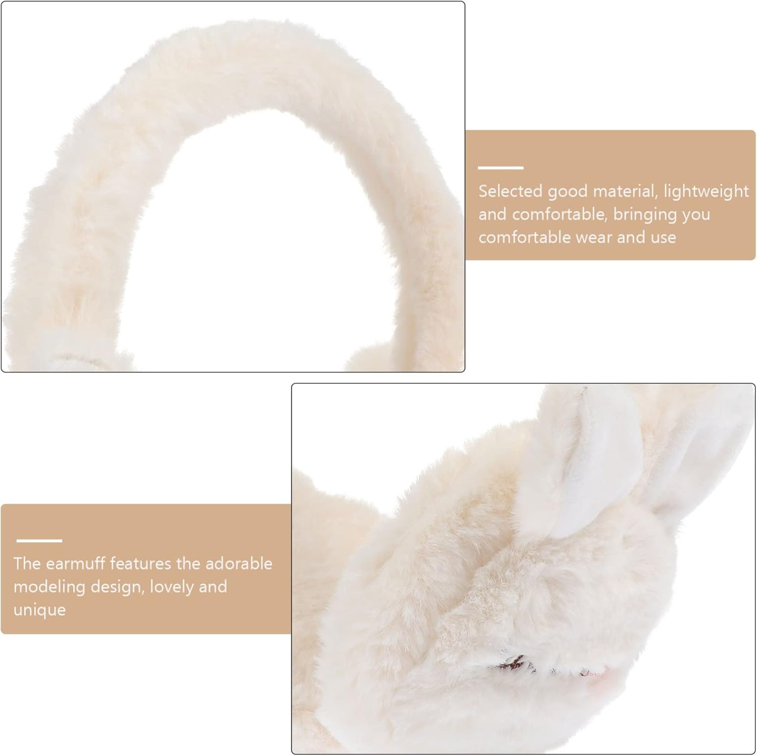 Crazywild Creative Plush Winter Earmuffs