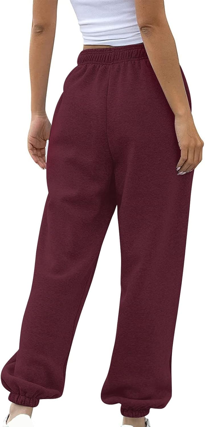 Mens High-Waisted Looser Fit Joggers with Pockets