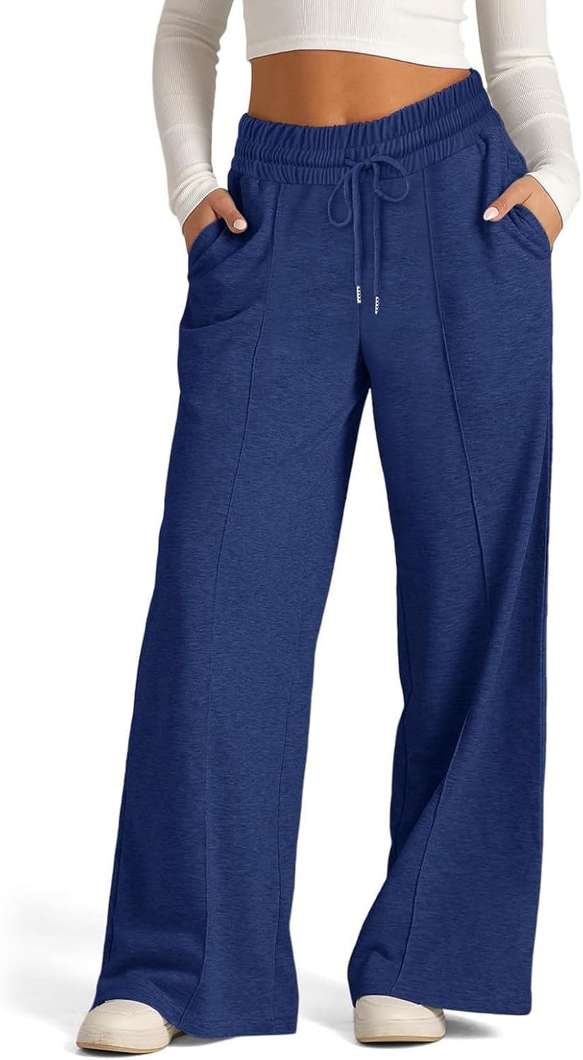 Wide Leg Casual Sweatpants for Women