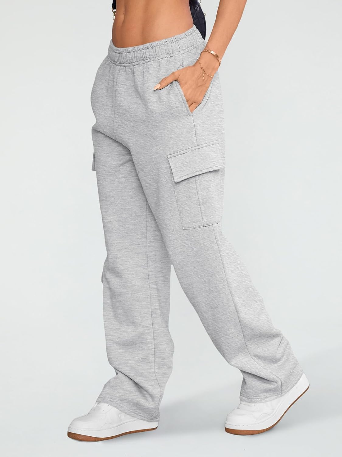 Premium Soft-Fuzzy Womens Joggers Faux-Fur Spring Pants F100 Loose Fit