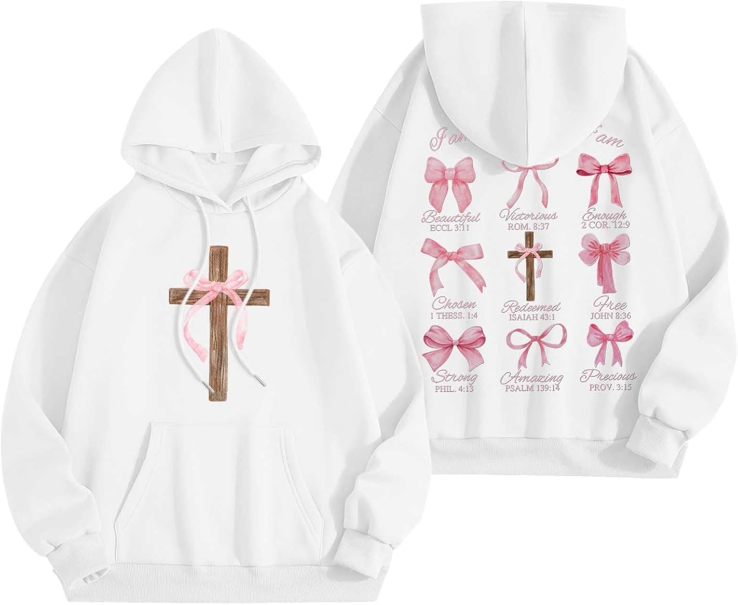 Trendy and Comfortable Womens Casual Hoodie with Preppy Design