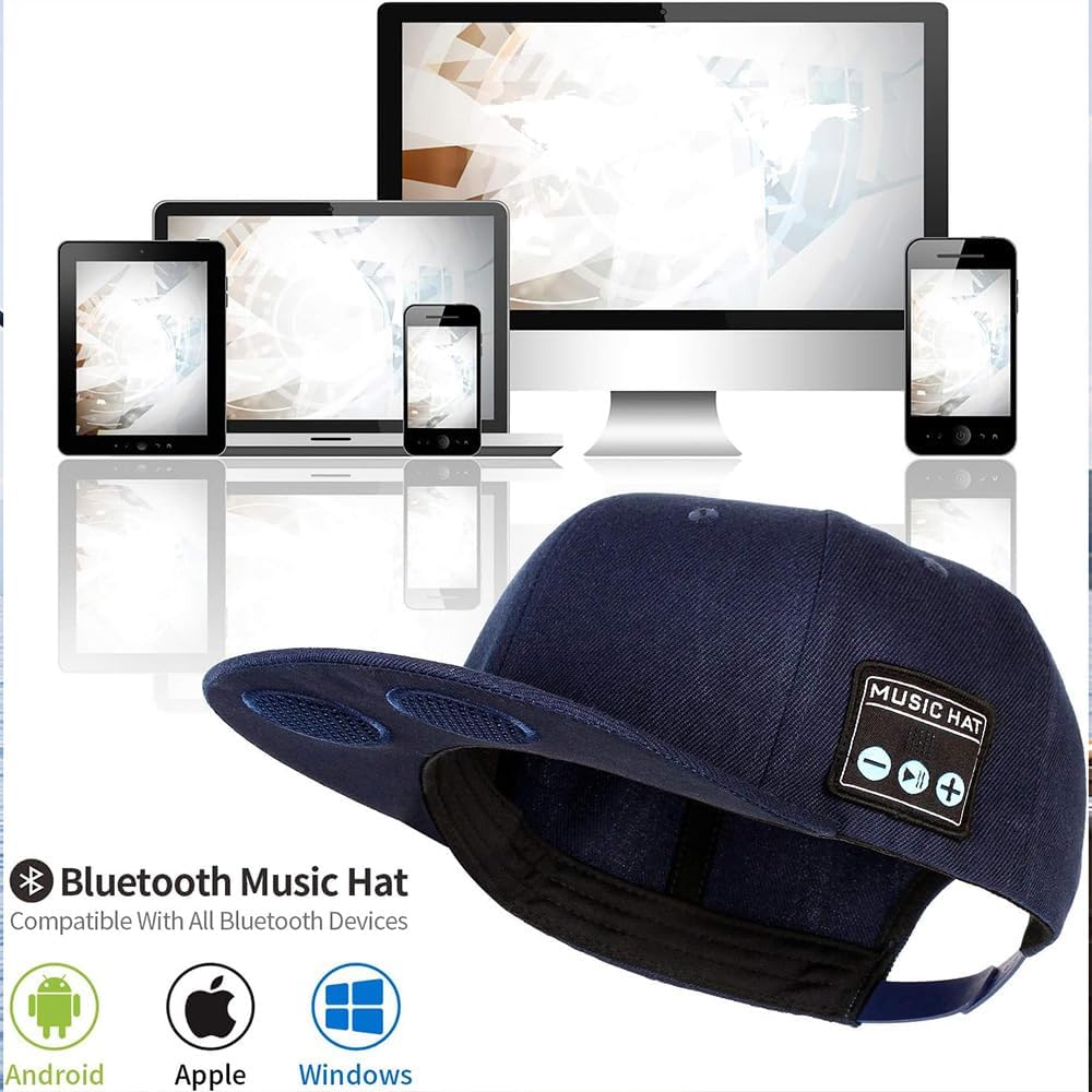 Adjustable Bluetooth Speaker Hats for Music