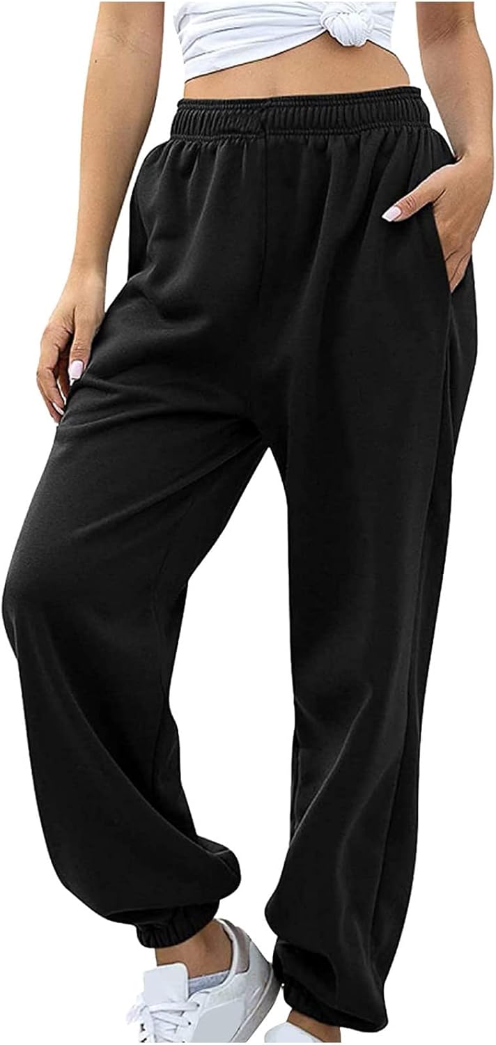 High Waisted Baggy Sweatpants for Women workout active casual use