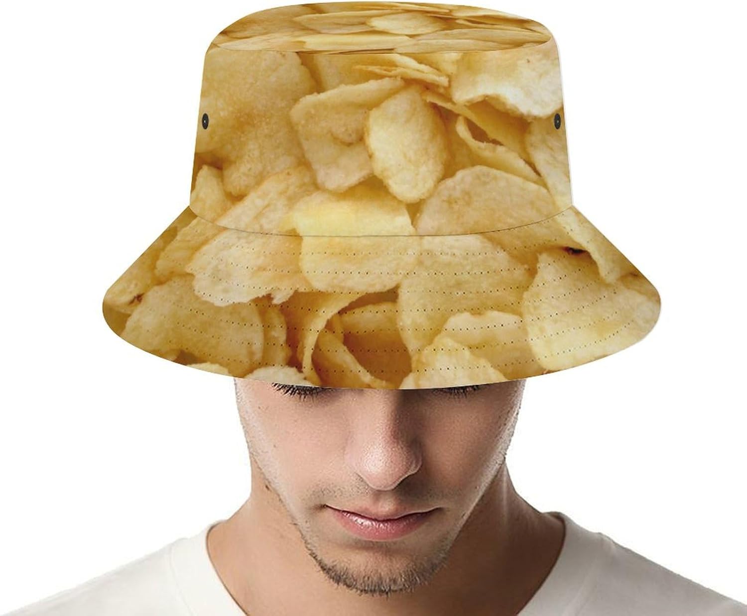Playful Food Bucket Hat Hilarious Summer Beach Gift for Men Women