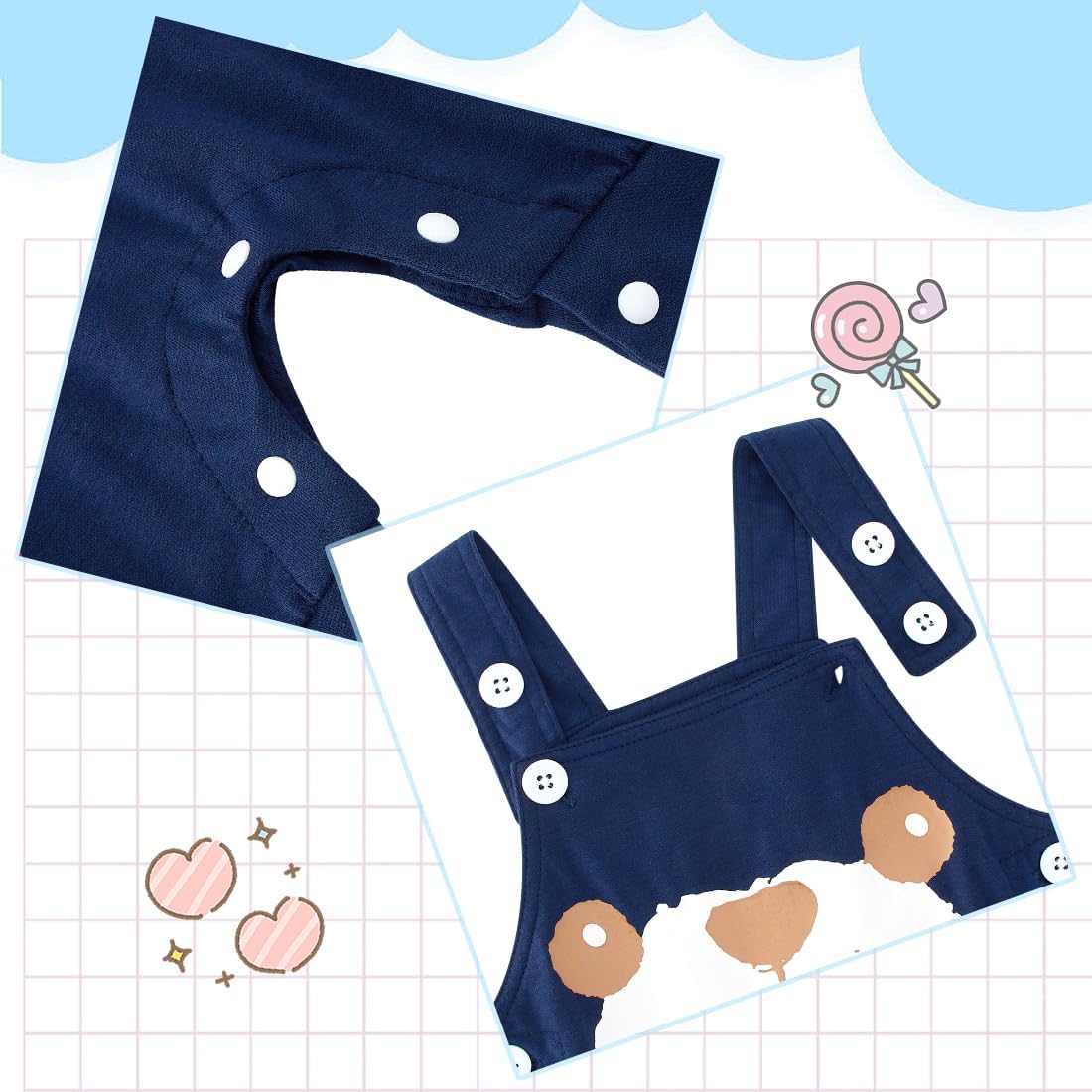 Adorable Kimoda Baby Boys Summer Shorts Set with T-Shirts Dungarees