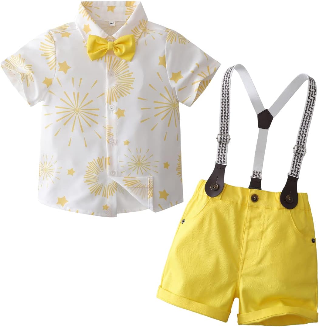 Tiepant Boys Fireworks Wedding Shorts Suit