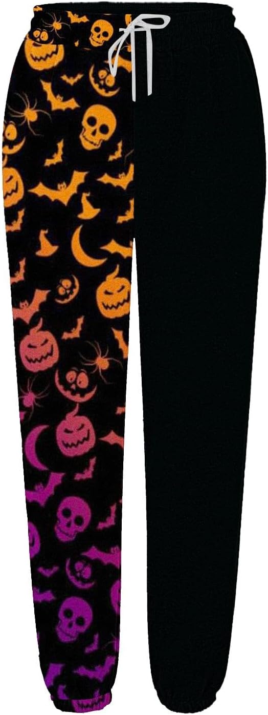 Halloween Casual Printed Pollution-Pomorphic Womens Athletic sweatpants