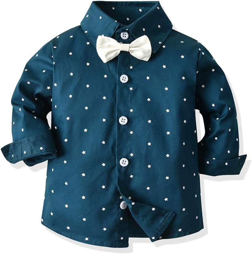 festive Christmas Overalls Set for Boys