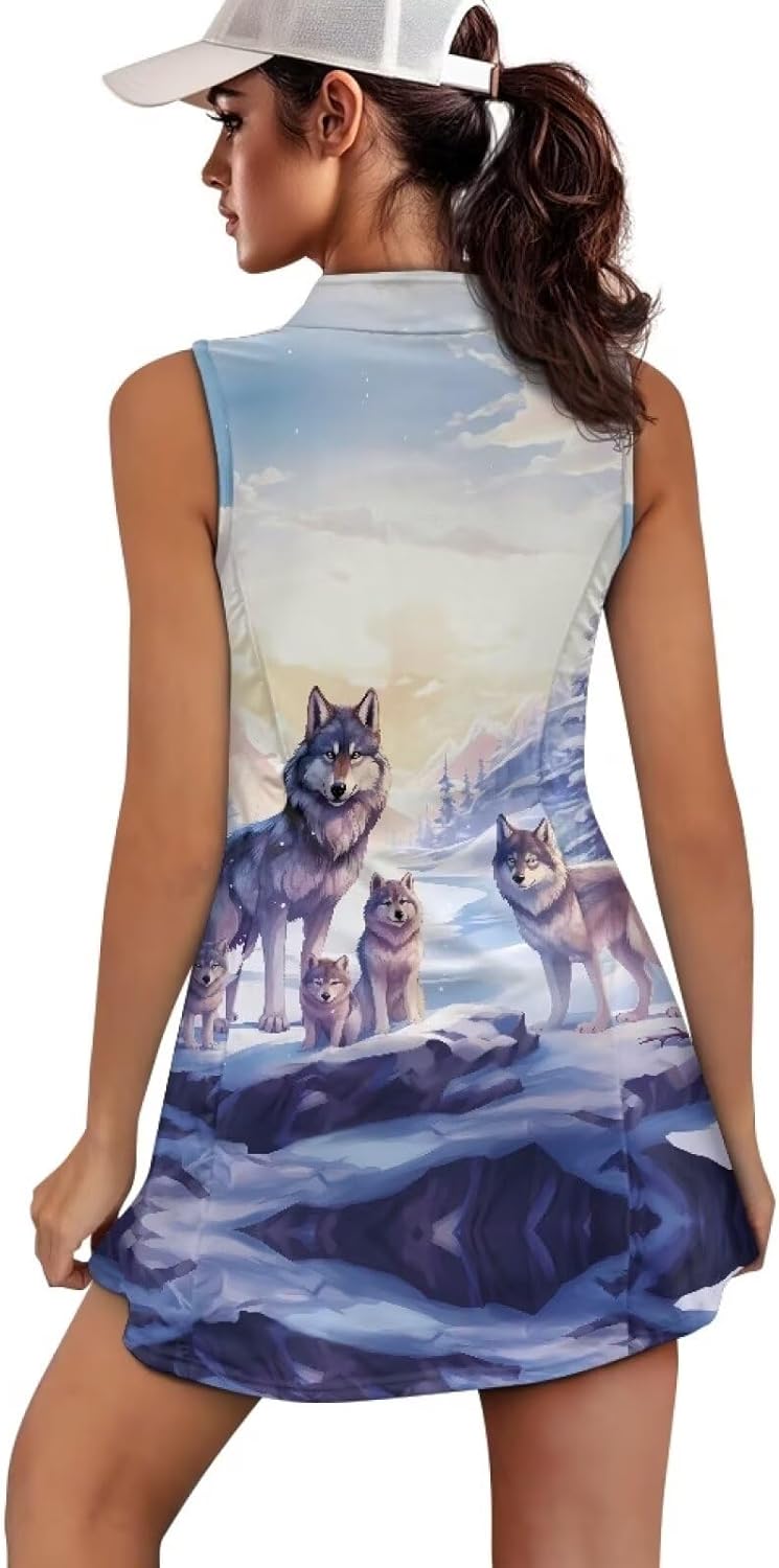 Showudesigns - Comfortable Athletic Golf Dress Set for Women