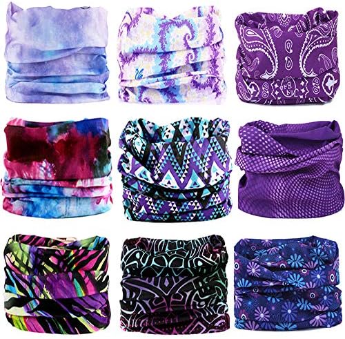 KALILY 12PCS9PCS6PCS Face Shield Headwrap