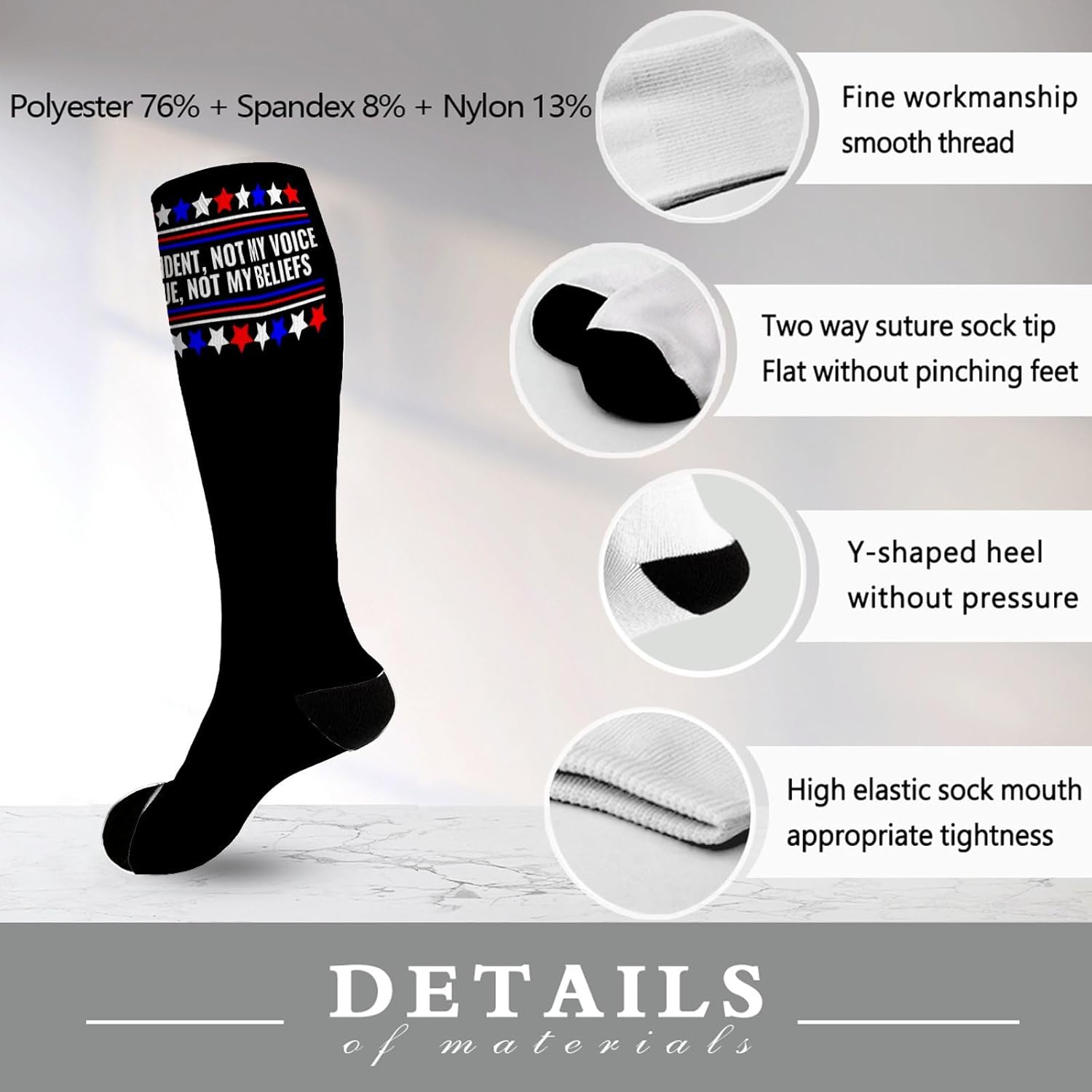 STEM Food Sports Socks for Boys