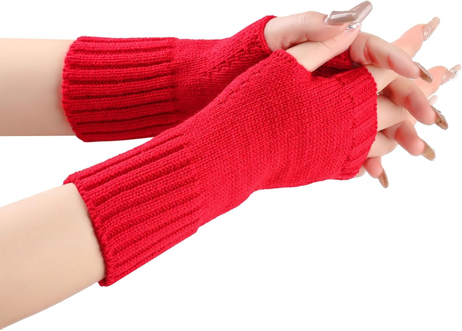 Stretchy Knit Gloves