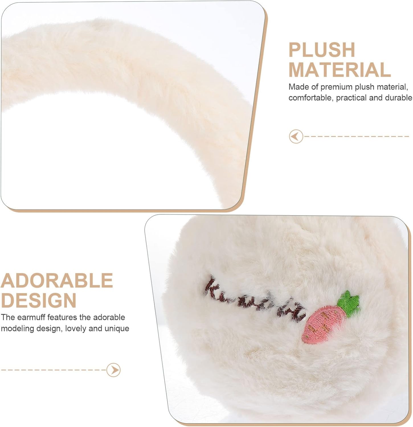 Crazywild Creative Plush Winter Earmuffs