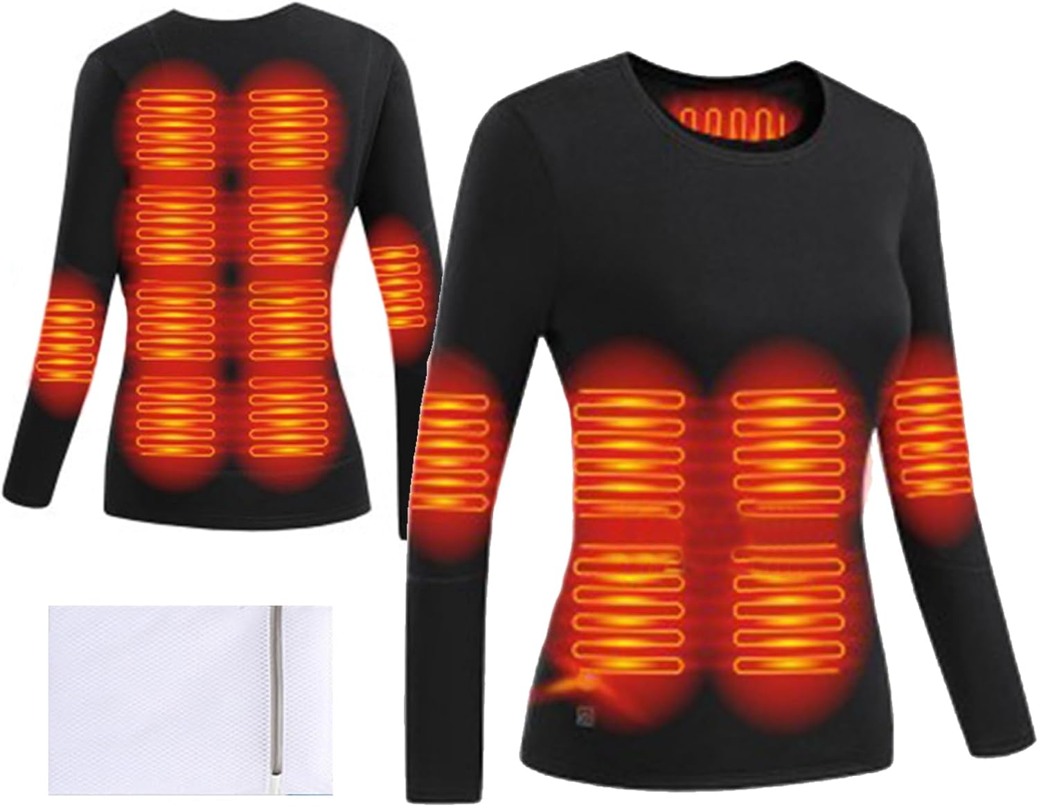 YANYNGS USB Heated Top Womens -16 Heating Zones - Warming for Cold Winters