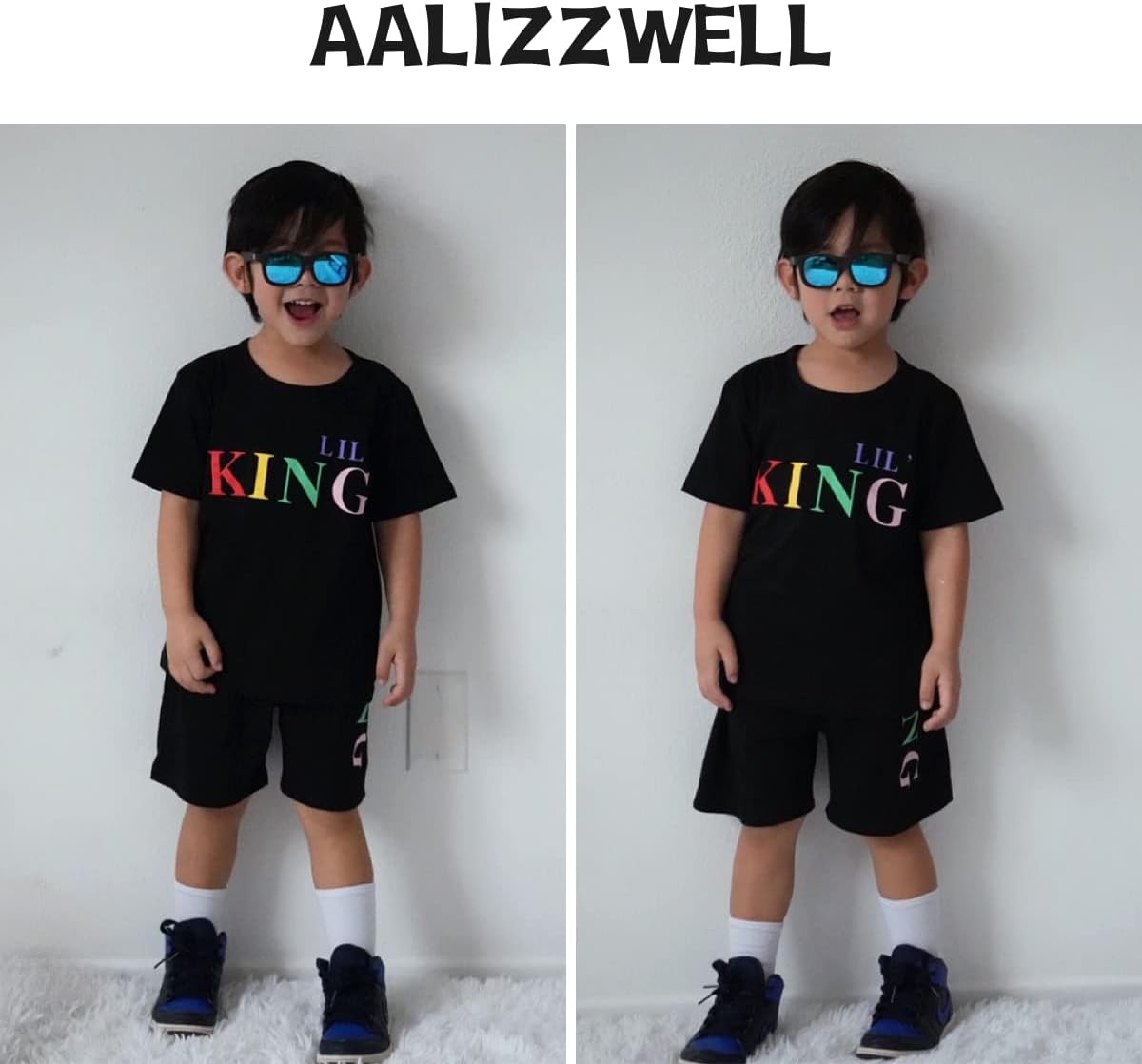 Aalizzwell Toddler Boys Camouflage Shorts Set