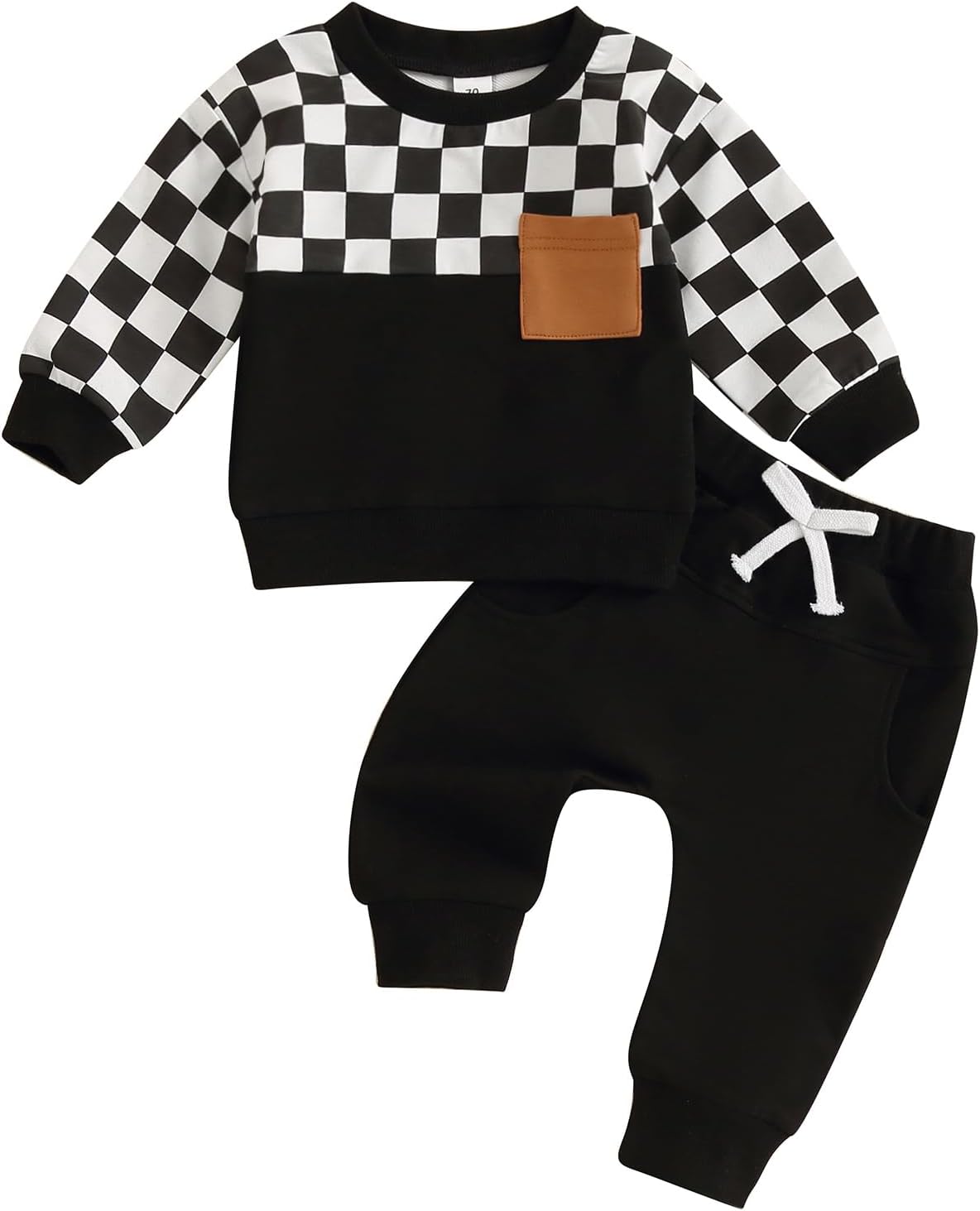 Toddler Boys Fall Outfit Set Cozy Pullover Joggers