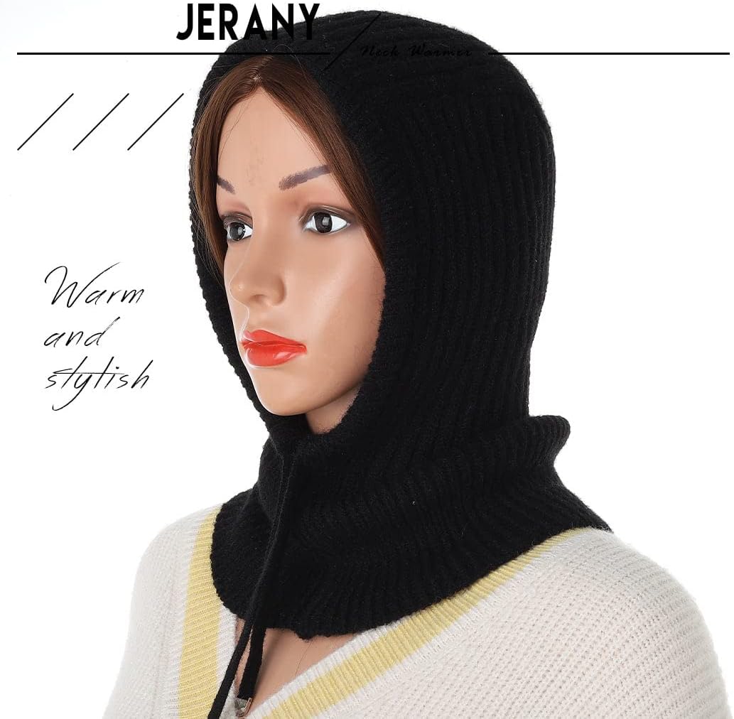 Jerany Balaclava Knit Winter Hat Scarf