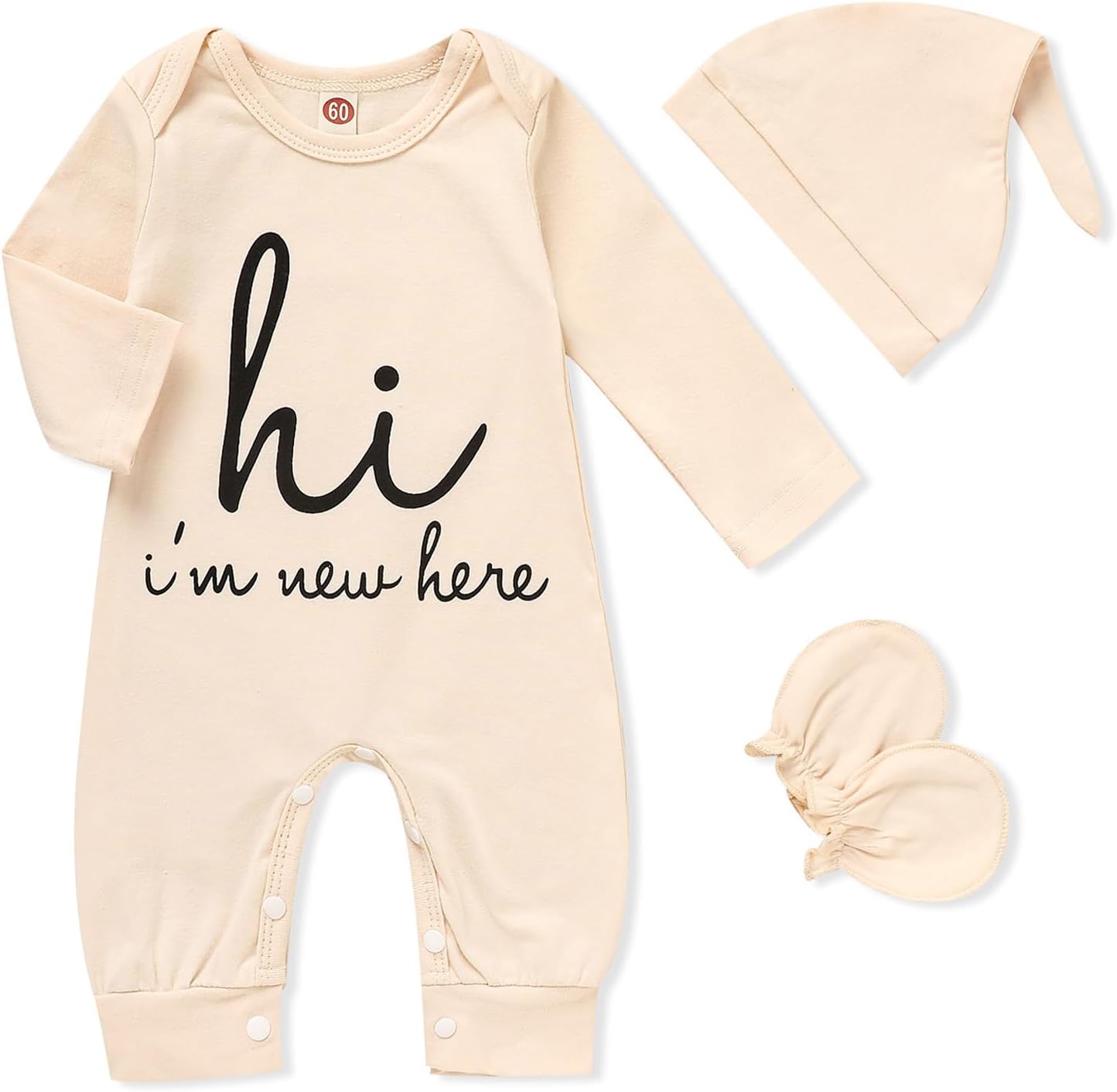GRNSHTS Newborn Baby Romper Set