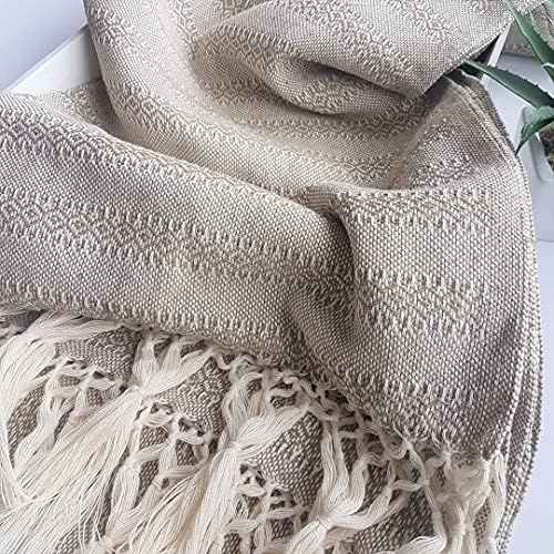 Mexican Rebozo Scarf Oatmeal Baby Trapoz