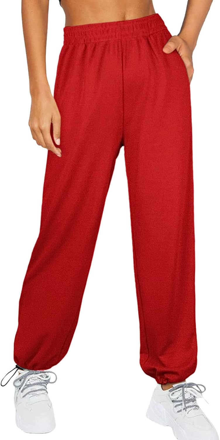 High Waist Baggy Womens Pullover Joggers