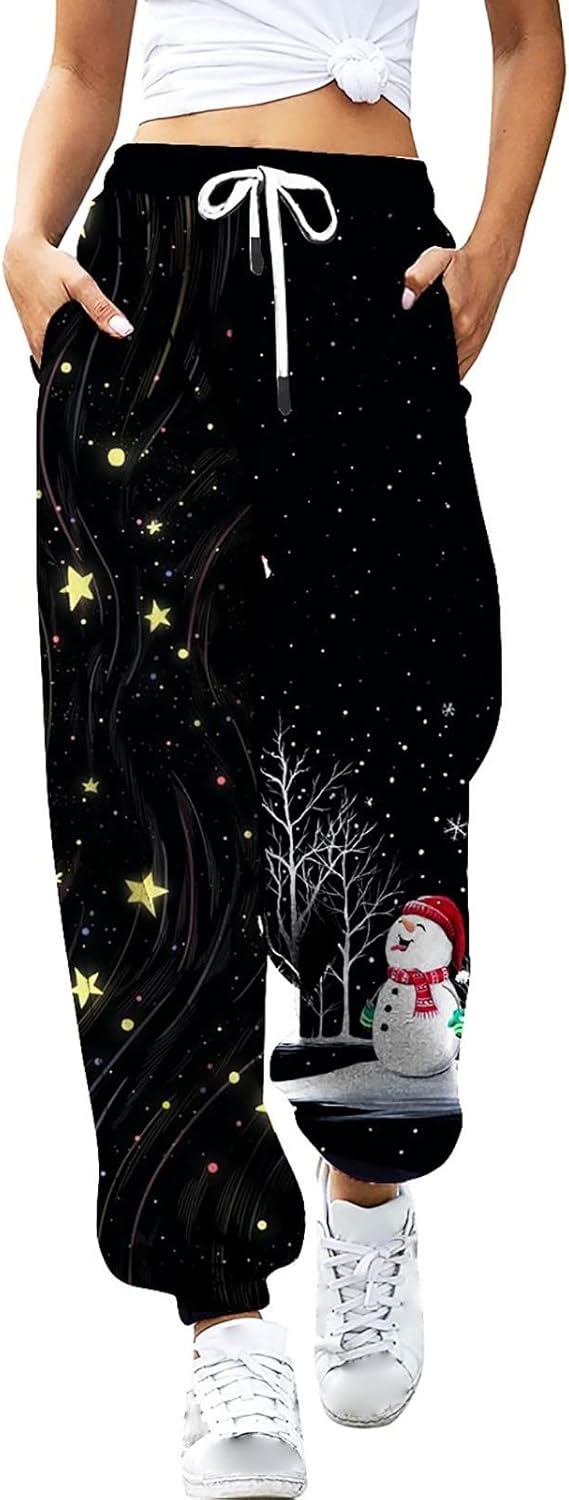 Stylish Baggy High-Waisted Sweatpants for Women