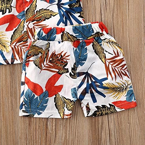 Little Hawaiian Shorts Qiylii Summer Toddler Boys Outfit