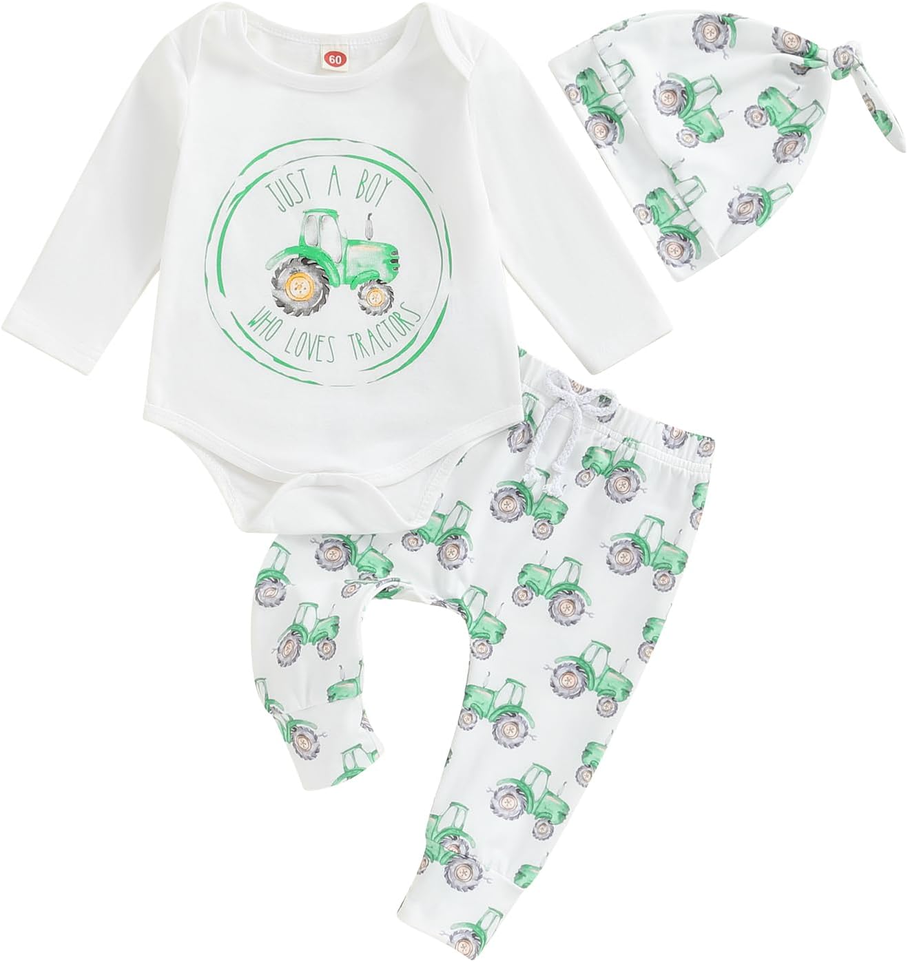 US-Bred Newborn Baby Tractor Outfit