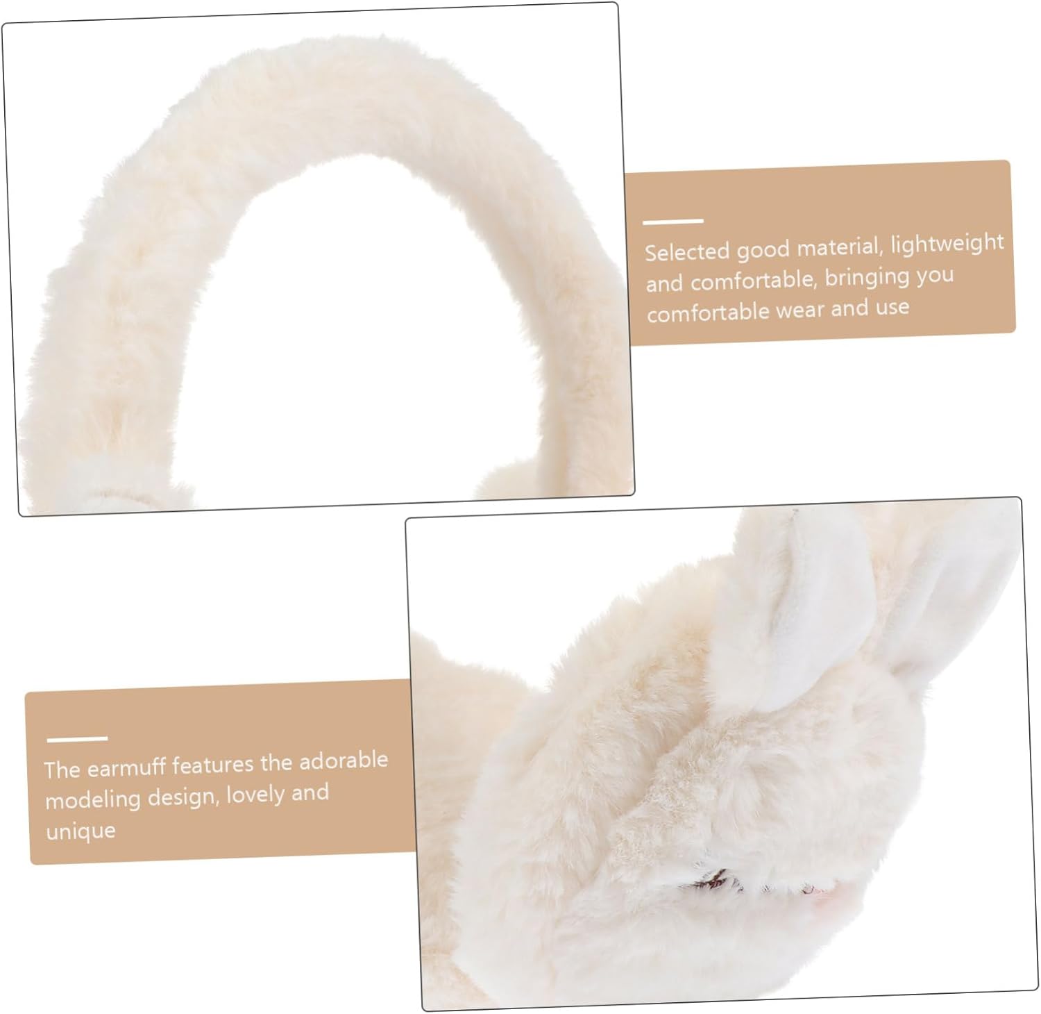 Warm Earmuff for Women Soft Furry and Durable for Winter