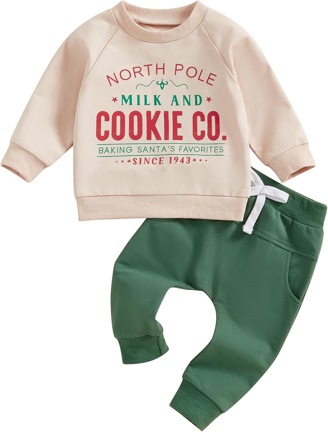 Cheerful Christmas Outfit for Toddler Boys Gingerbread Sweater