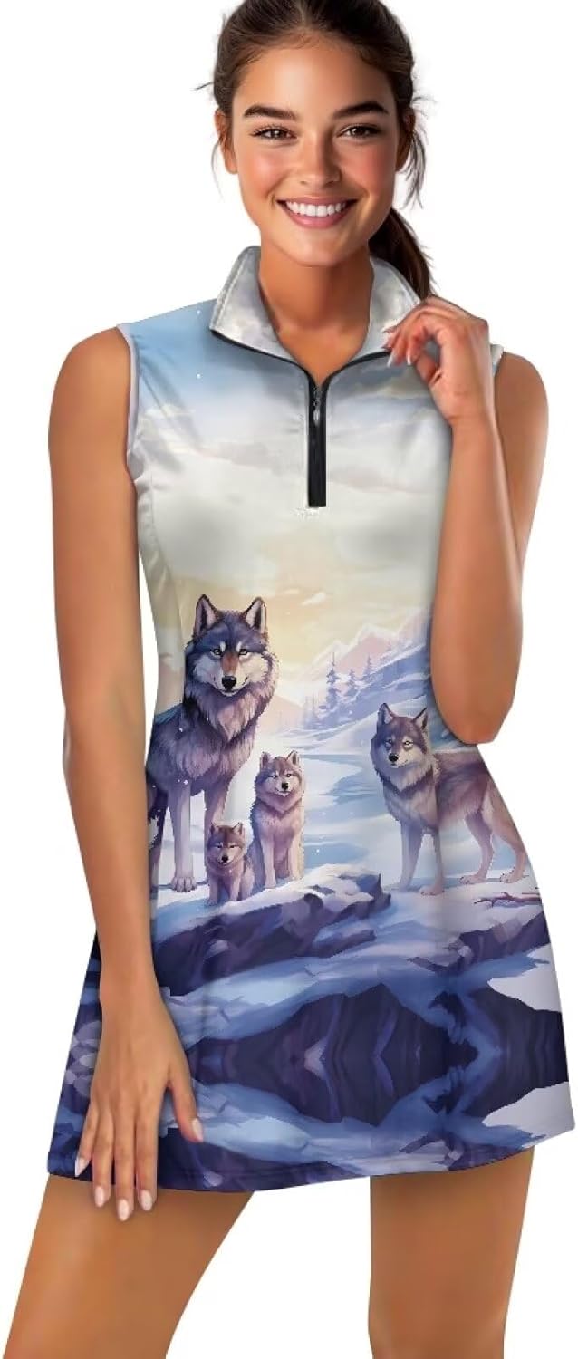 Showudesigns - Comfortable Athletic Golf Dress Set for Women