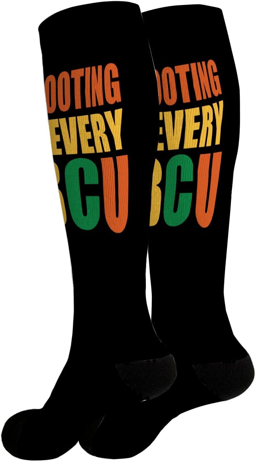 Im Rooting For HBCUs Black History Month Boot Socks
