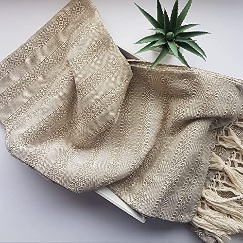 Mexican Rebozo Scarf Oatmeal Baby Trapoz