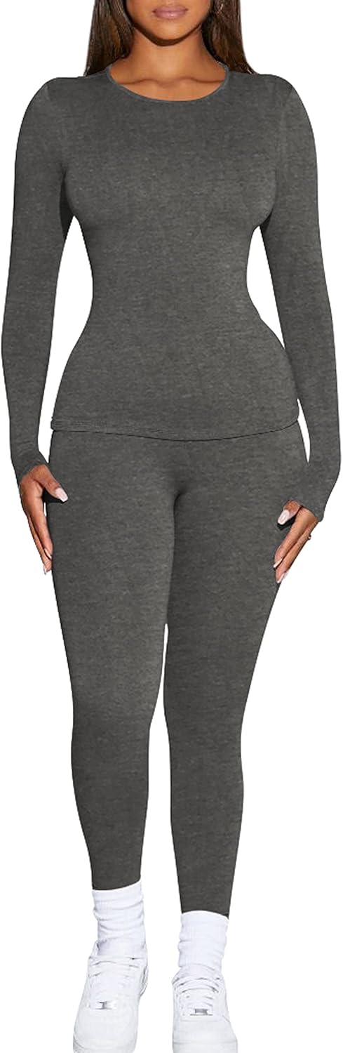 Kaximil Womens Thermal Fleece Set