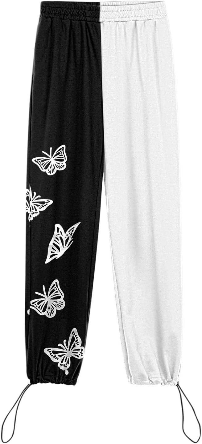 SDBRLD Christmas Print Womens Winter Sherpa Fleece Sweatpants