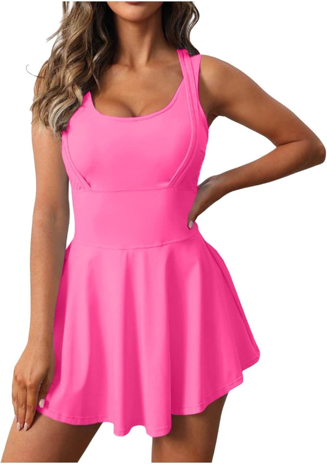 Sfascumop Womens Tennis and Golf Active Dress