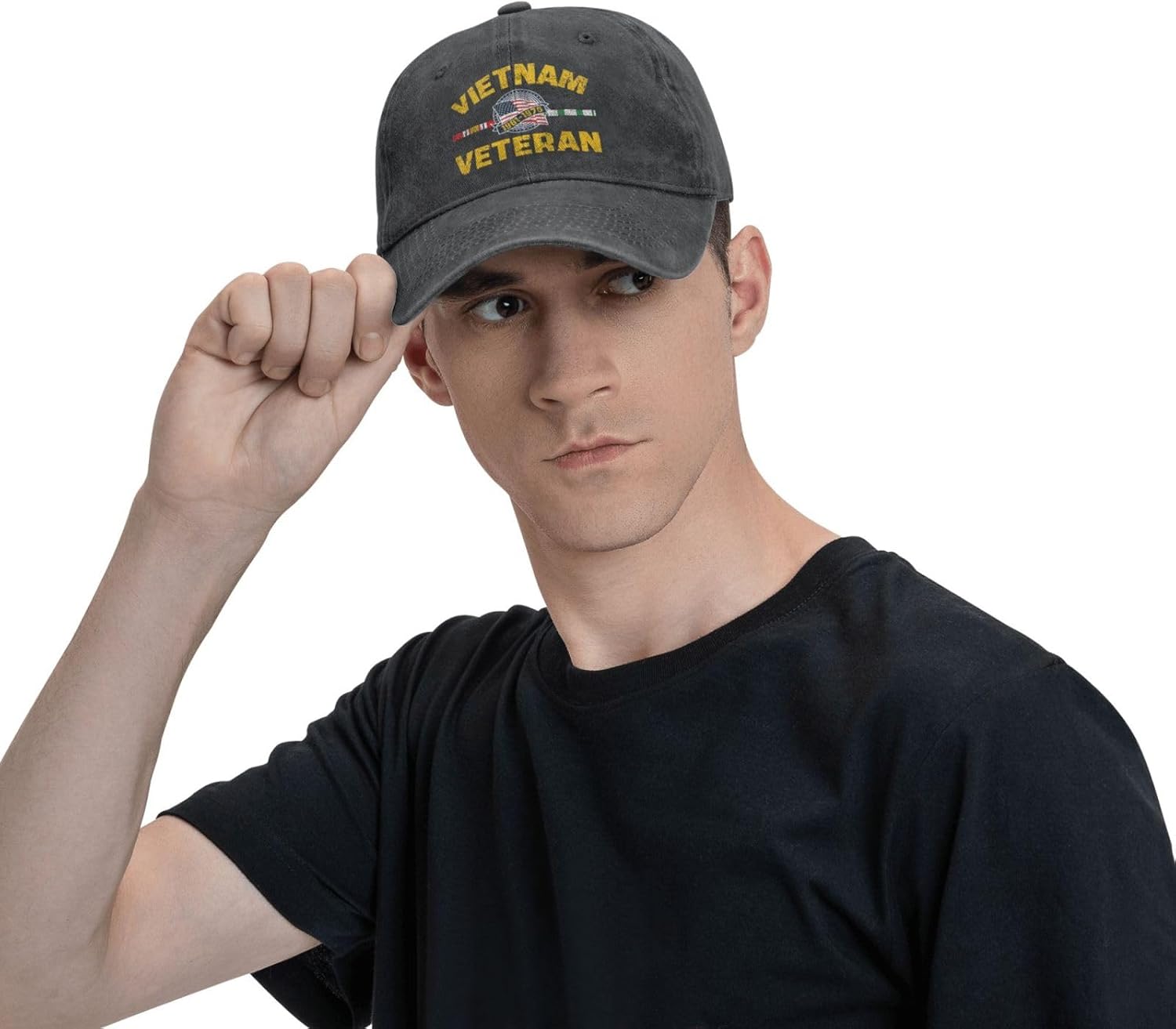 1961-1975 Vietnam Veteran USA Flag Freedom Dayfighter Hat Premium
