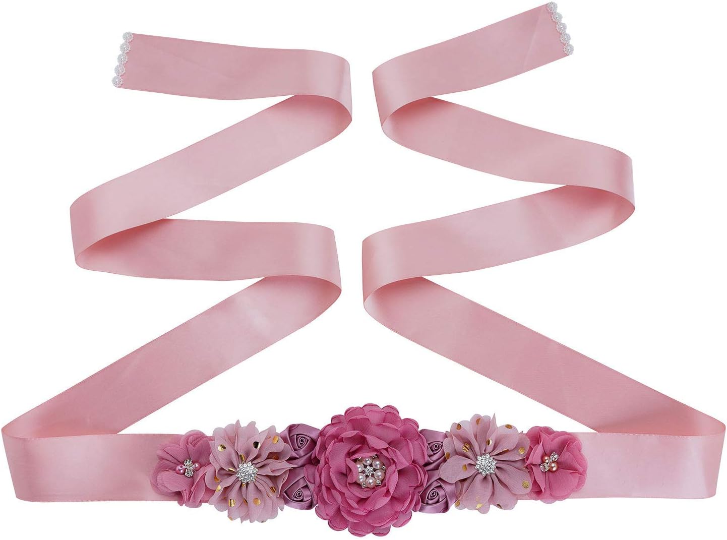 Elegant Floral Maternity Sash