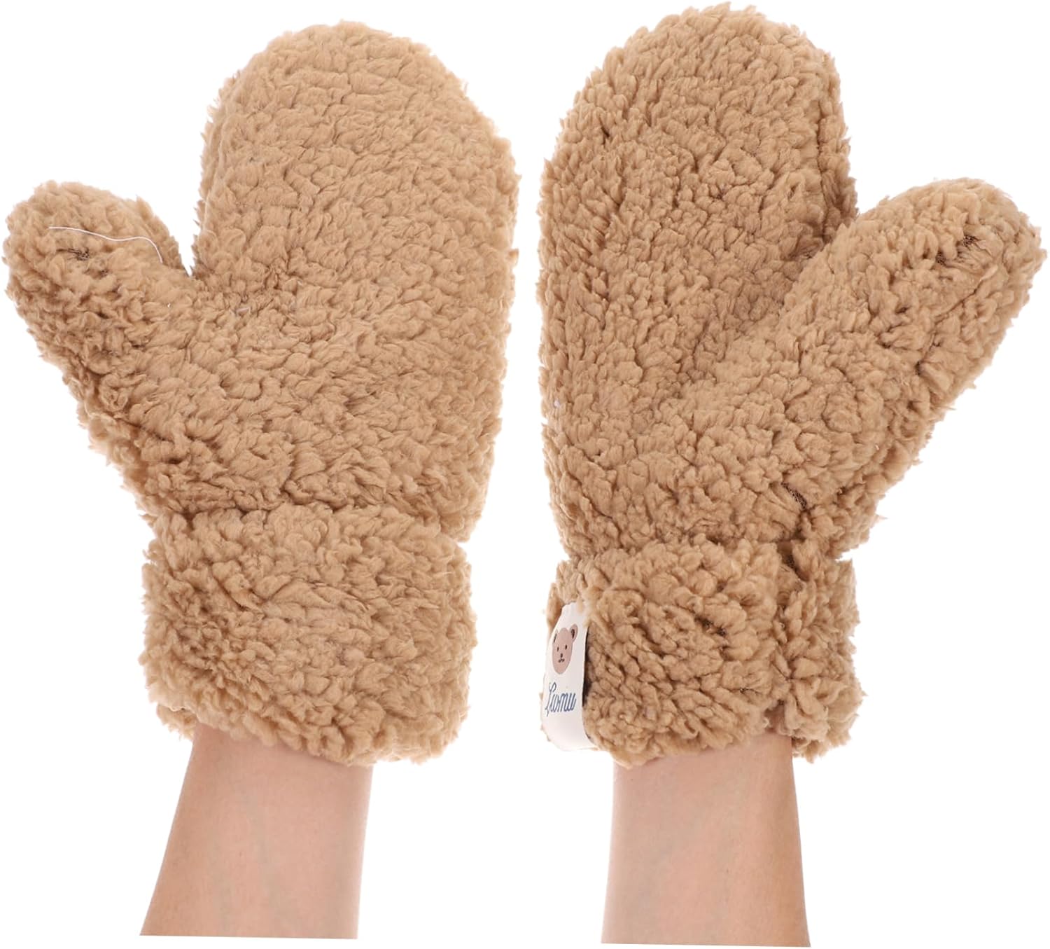 Cartoon Long-Haul Knitted gloves for girls