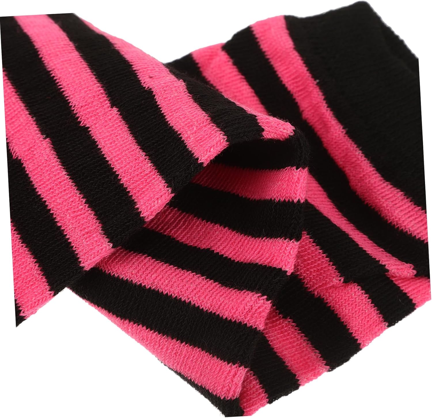 FOMIYES Stripe Fingerless Gloves for Women Tech Warm