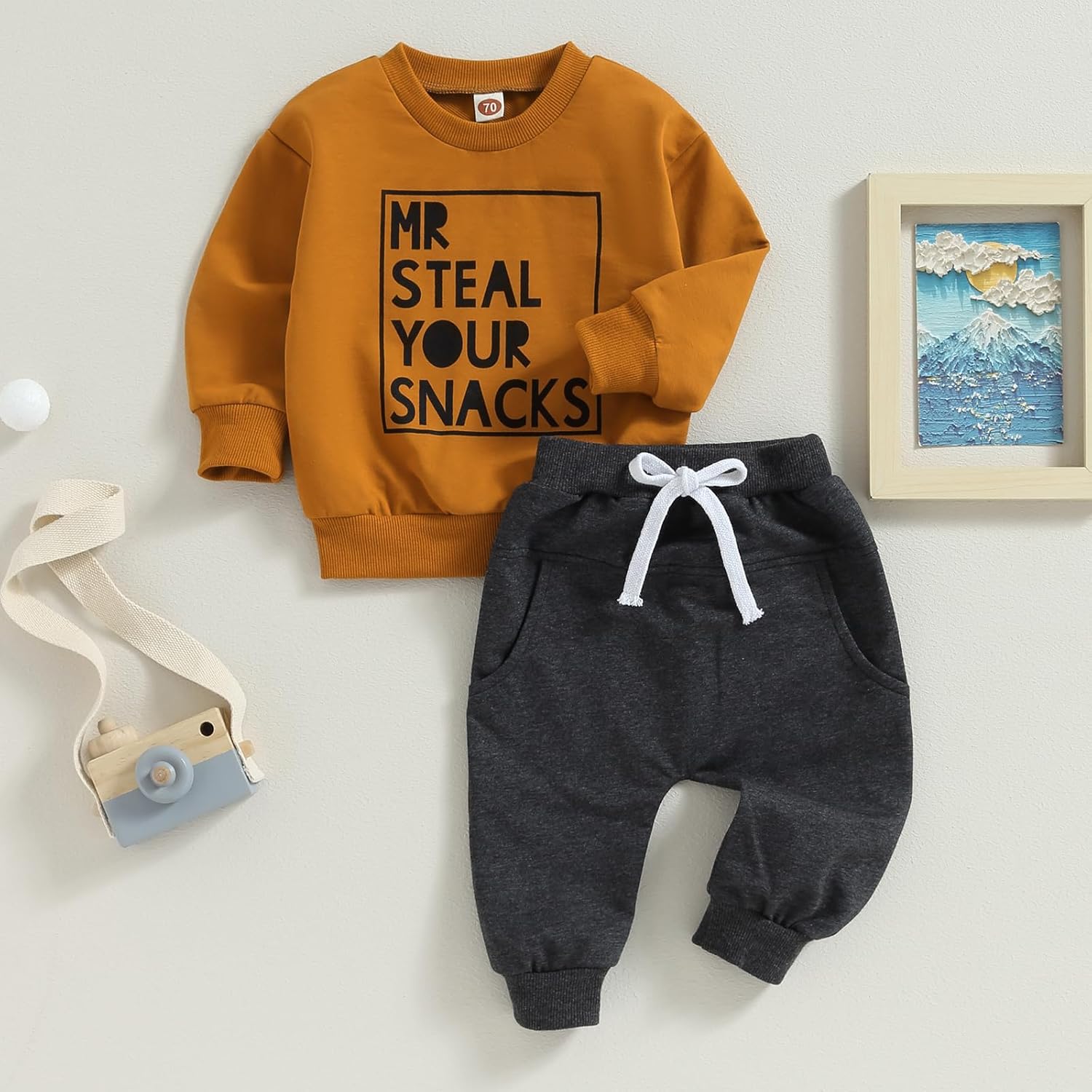 Summer Outfit Toddler Boys Cool Stripe Design