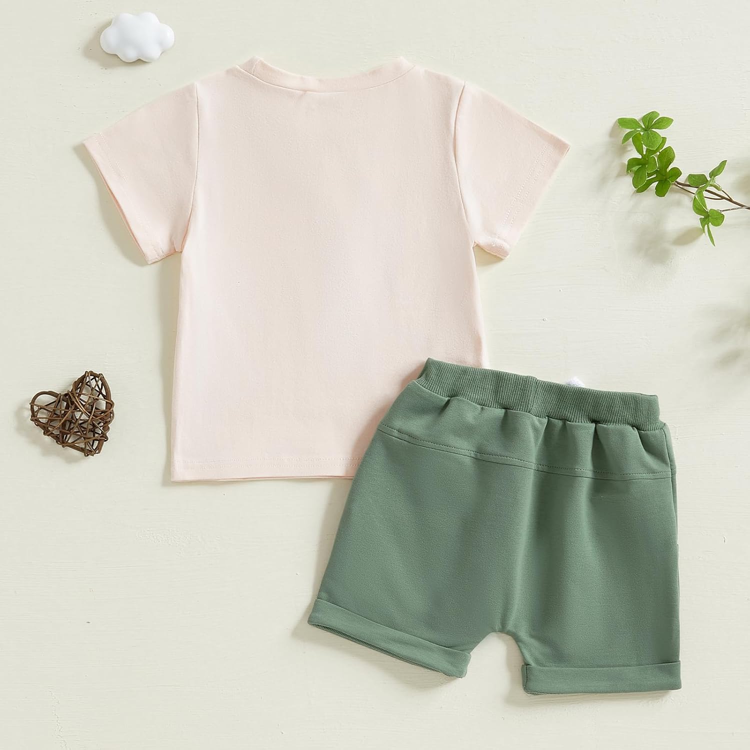 fhutpw Toddler Tractor T-Shirt Set for Boys