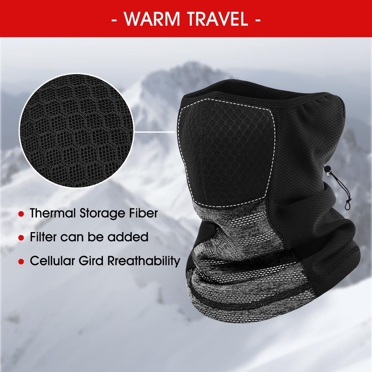 Unisex Winter Balaclava Face Cover Mask