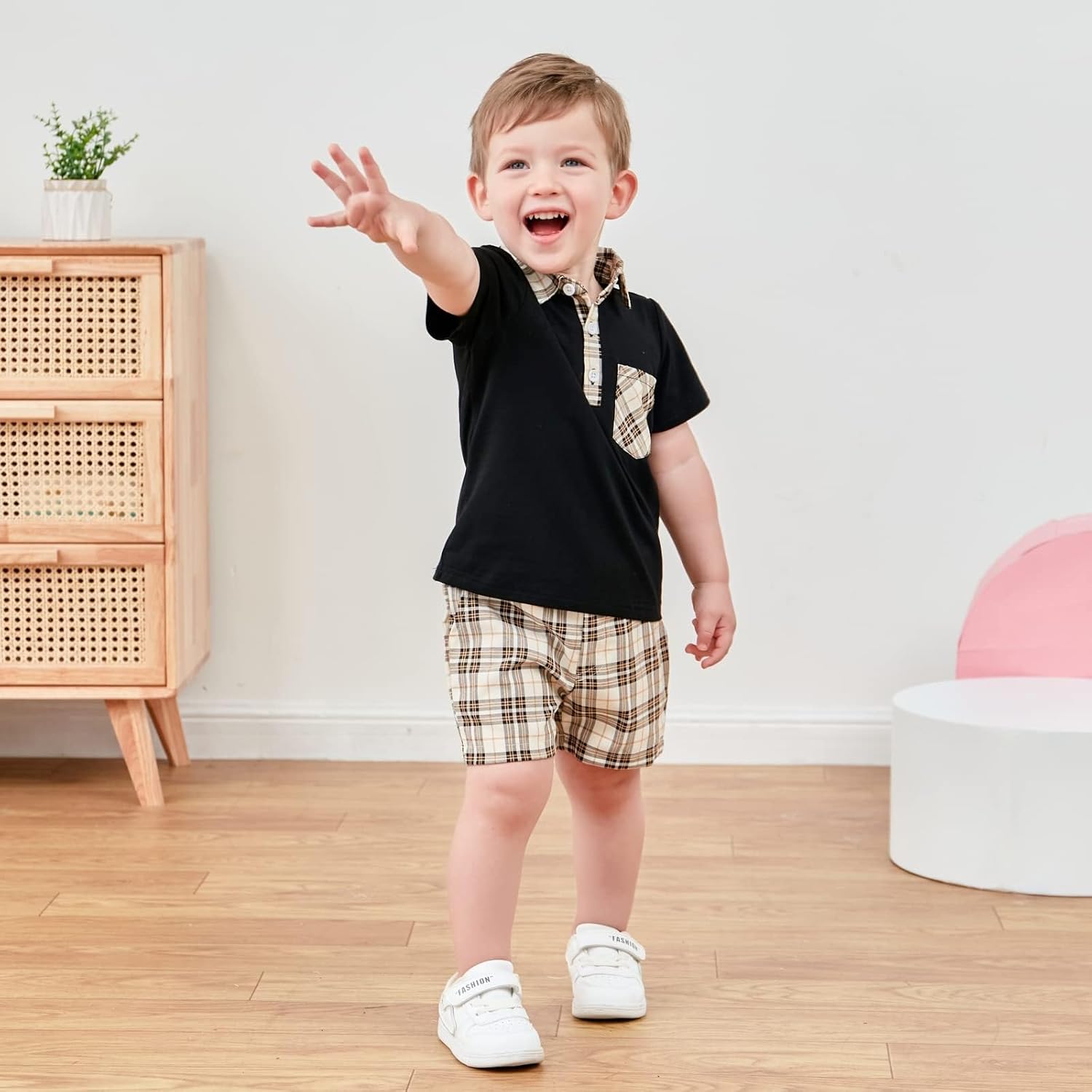 WESIDOM Toddler Boys Summer Clothing Set 2T 3T 4T 5T