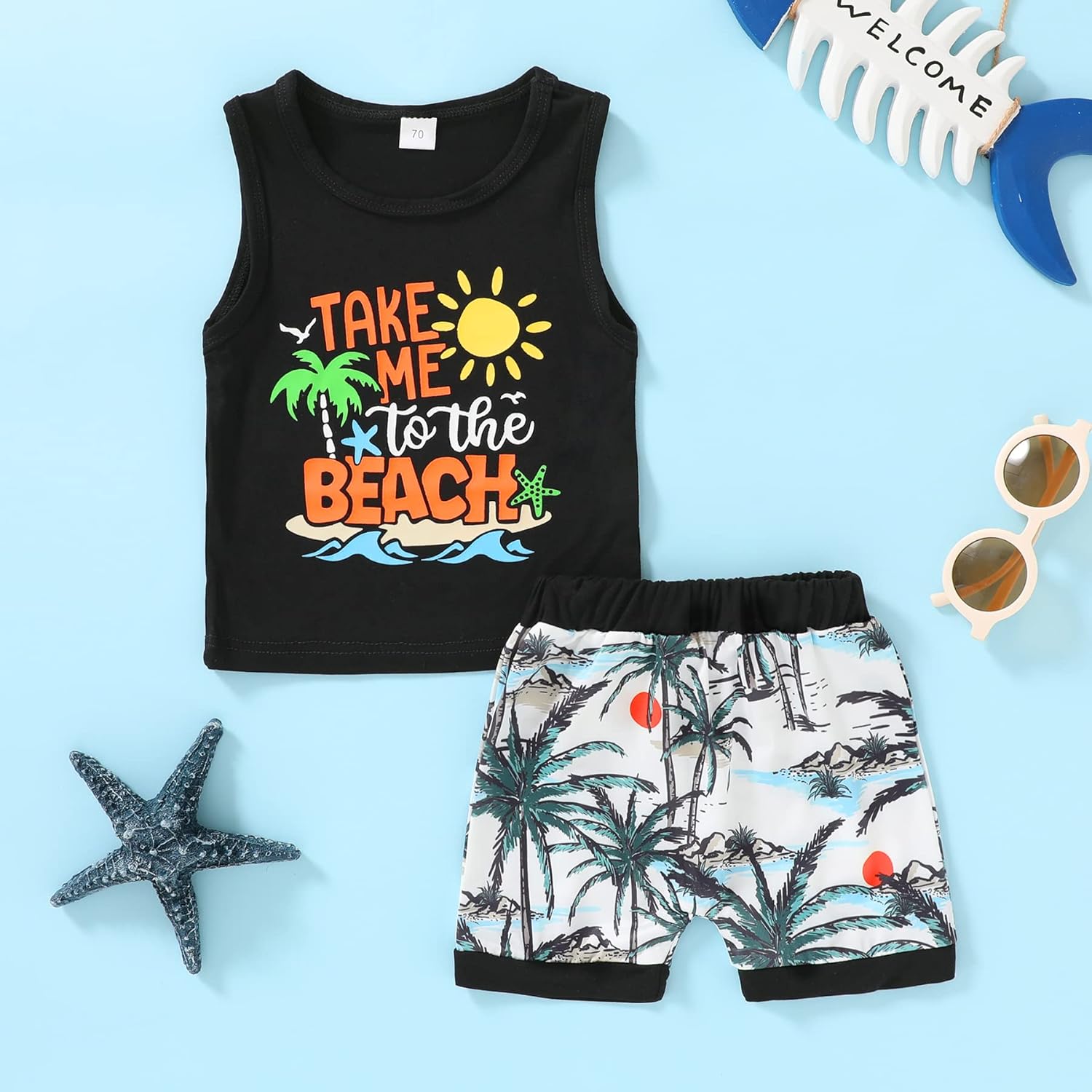 Younger Tree - Fun Summer Outfits for Toddlers Kids