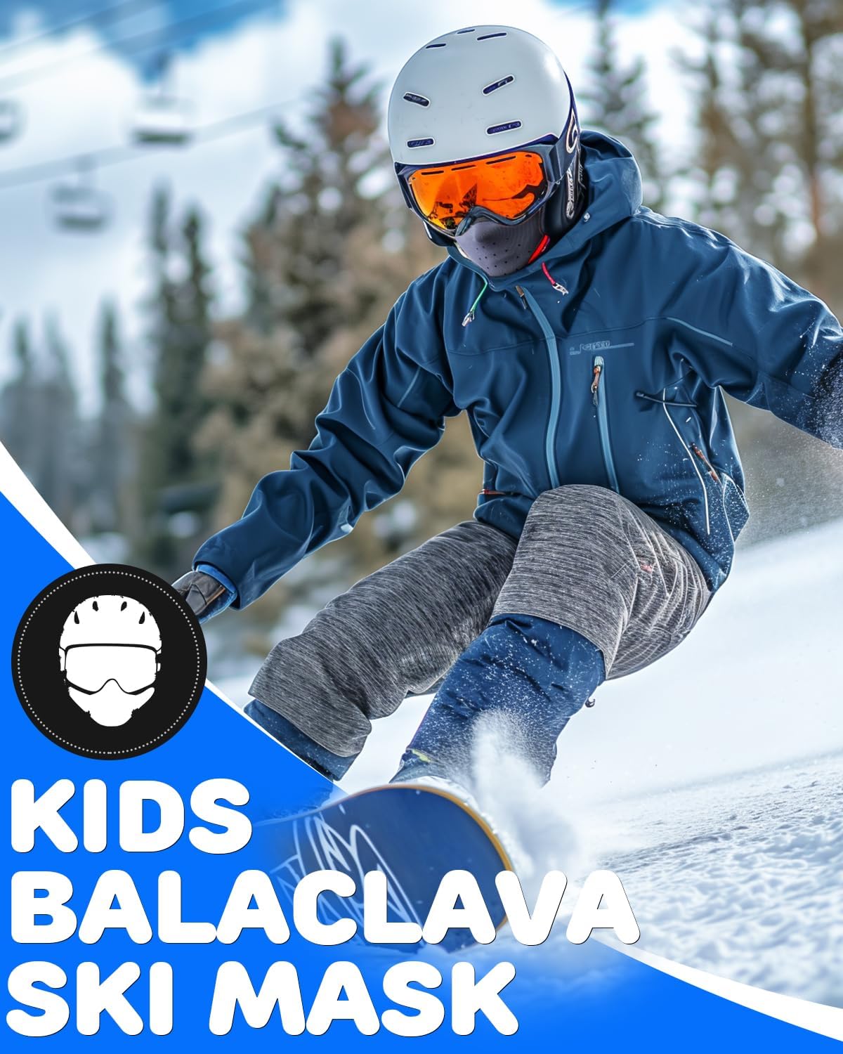Venswell Kids Thermal Fleece Ski Mask