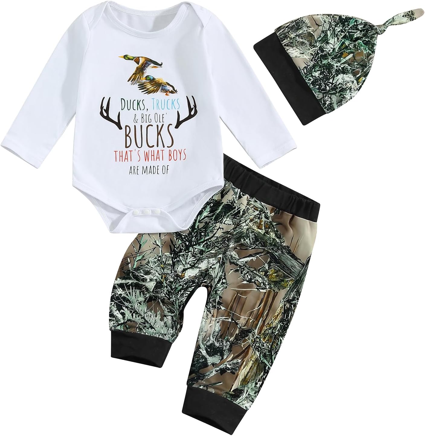 Hunting Duck Set for Newborn Baby Boy
