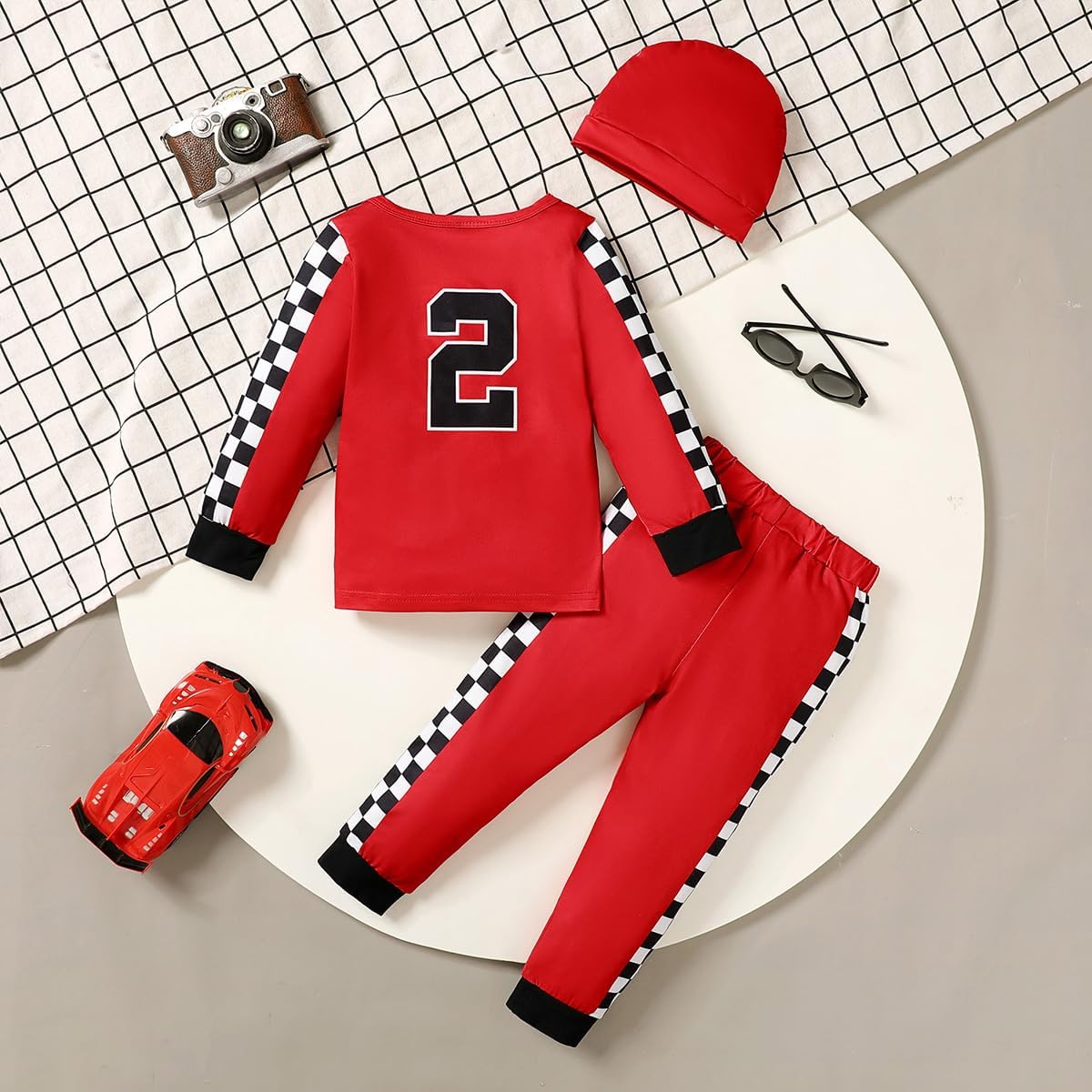2nd Birthday Race Car Driver Outfit for Baby Boys