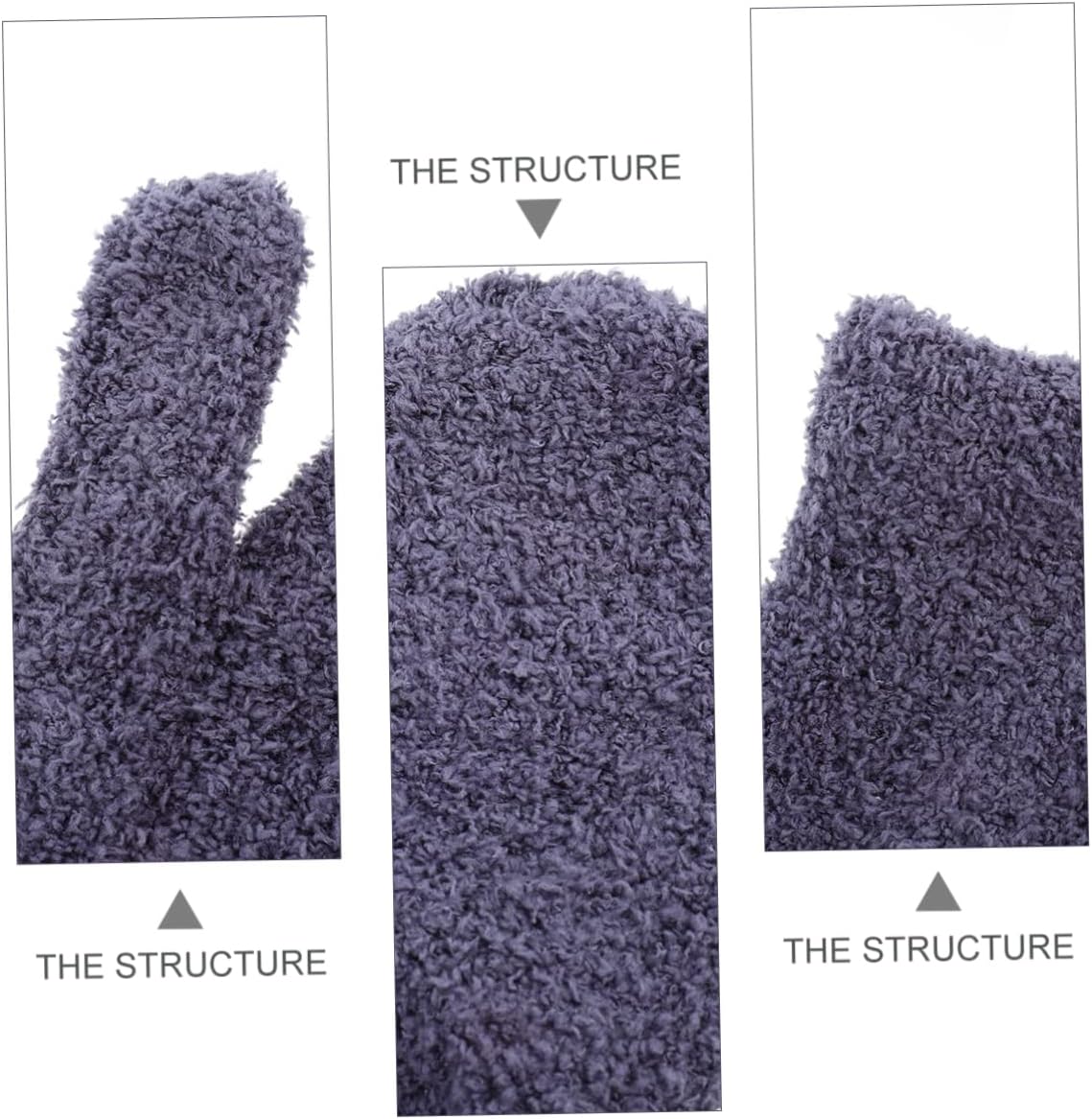 SAFIGLE Half Fleece Mittens