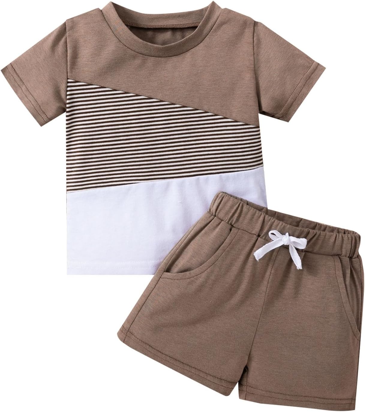 Summer Toddler Boy Shirt and Shorts Set